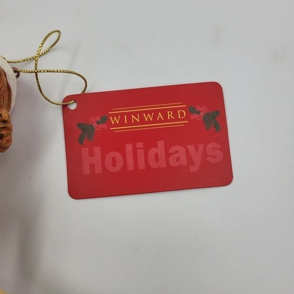 Vtg Winward Holidays Jazzy Female Ice Skater Christmas Ornament